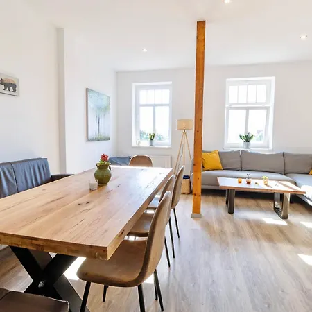 Апартаменты Lichtdurchflutete 8-raum-wohnung Хемниц